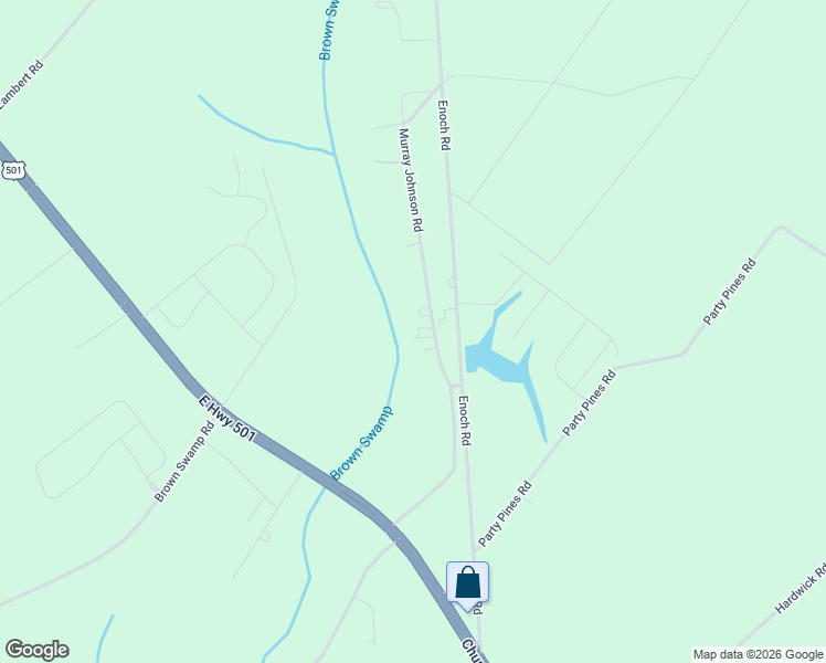 map of restaurants, bars, coffee shops, grocery stores, and more near 4987 Murray Johnson Road in Conway