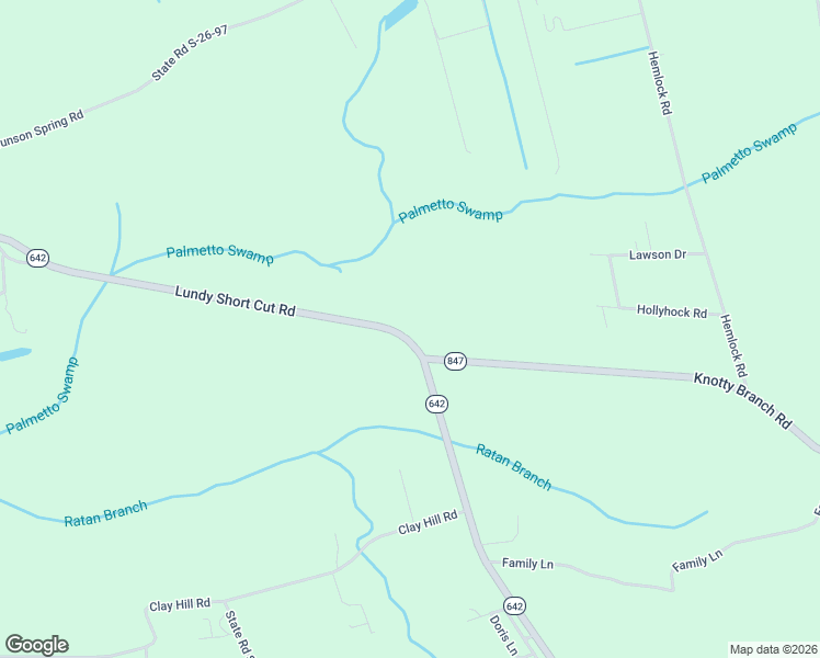 map of restaurants, bars, coffee shops, grocery stores, and more near 6838 State Highway 642 in Galivants Ferry