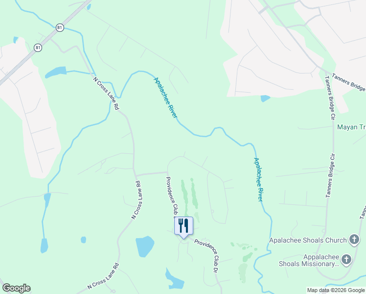 map of restaurants, bars, coffee shops, grocery stores, and more near 8012 Cypress Pointe in Monroe