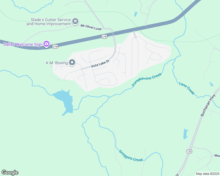 map of restaurants, bars, coffee shops, grocery stores, and more near 506 South Fortune Way in Dallas