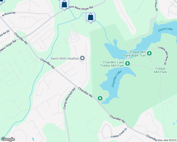 map of restaurants, bars, coffee shops, grocery stores, and more near 705 Harbor Bay Drive in Lawrenceville