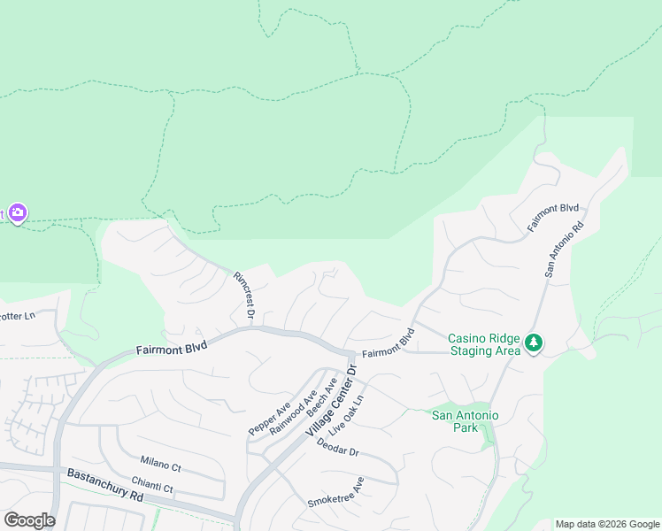 map of restaurants, bars, coffee shops, grocery stores, and more near 3875 Ravenswood Drive in Yorba Linda