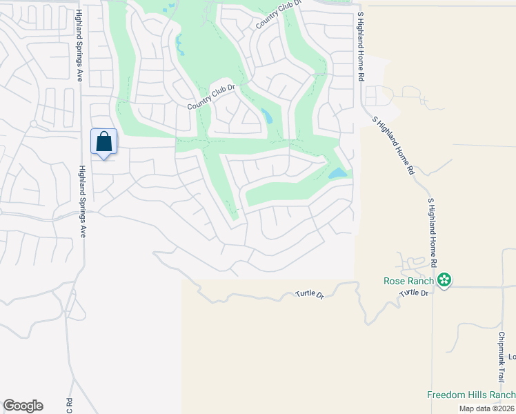 map of restaurants, bars, coffee shops, grocery stores, and more near 5114 Singing Hills Drive in Banning