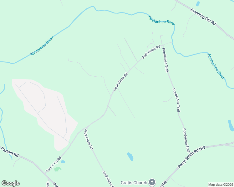 map of restaurants, bars, coffee shops, grocery stores, and more near 3207 Jack Glass Road in Monroe