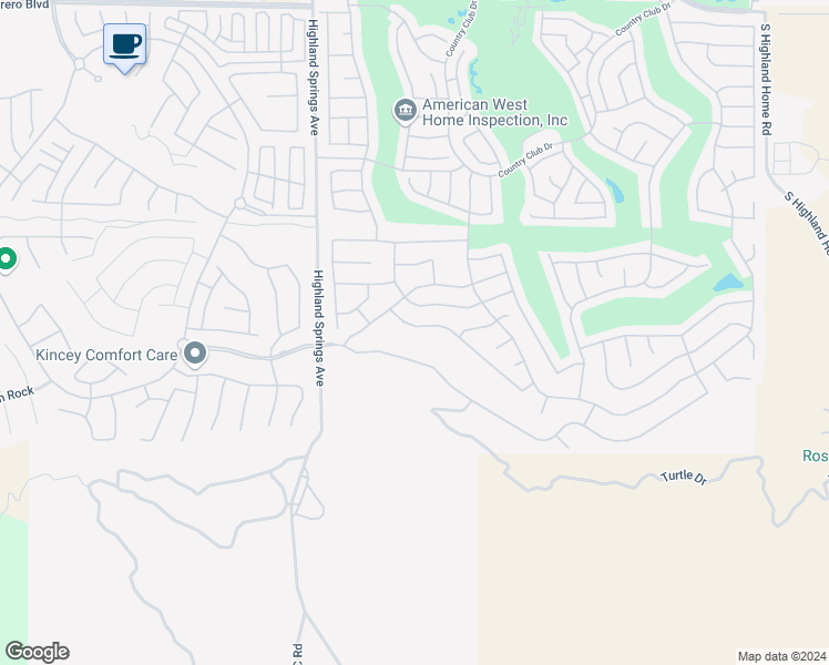 map of restaurants, bars, coffee shops, grocery stores, and more near 2314 Wailea Beach Drive in Banning