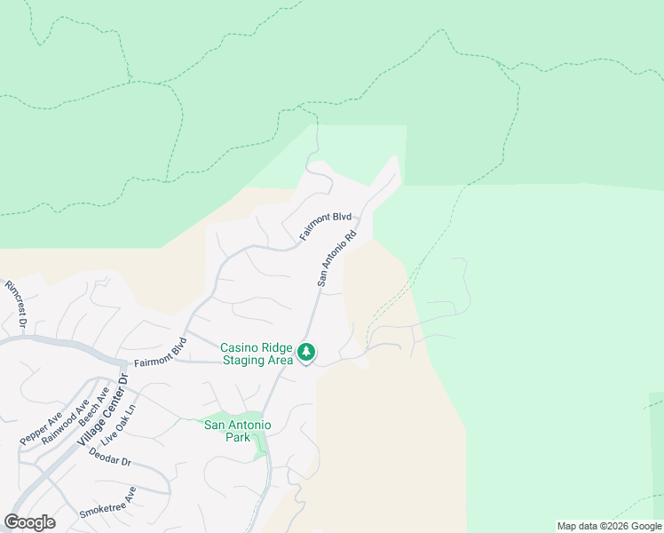 map of restaurants, bars, coffee shops, grocery stores, and more near 3850 San Antonio Road in Yorba Linda