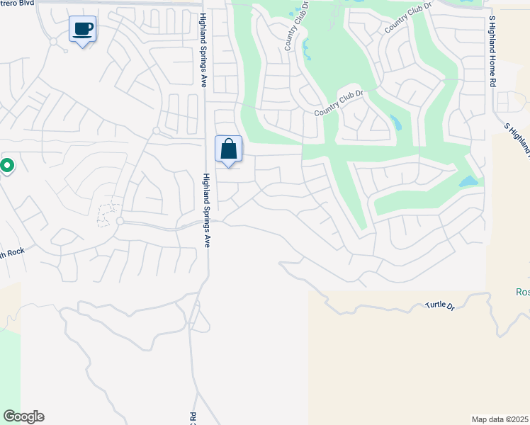 map of restaurants, bars, coffee shops, grocery stores, and more near 2306 Wailea Beach Drive in Banning