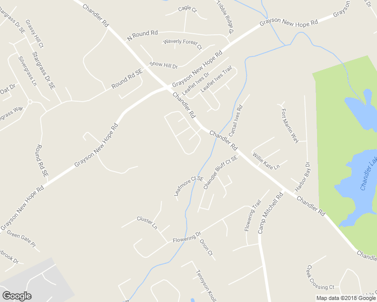 map of restaurants, bars, coffee shops, grocery stores, and more near 2018 Cutleaf Creek Road Southeast in Grayson