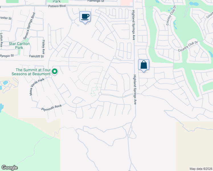 map of restaurants, bars, coffee shops, grocery stores, and more near 372 Linnea Fields in Beaumont