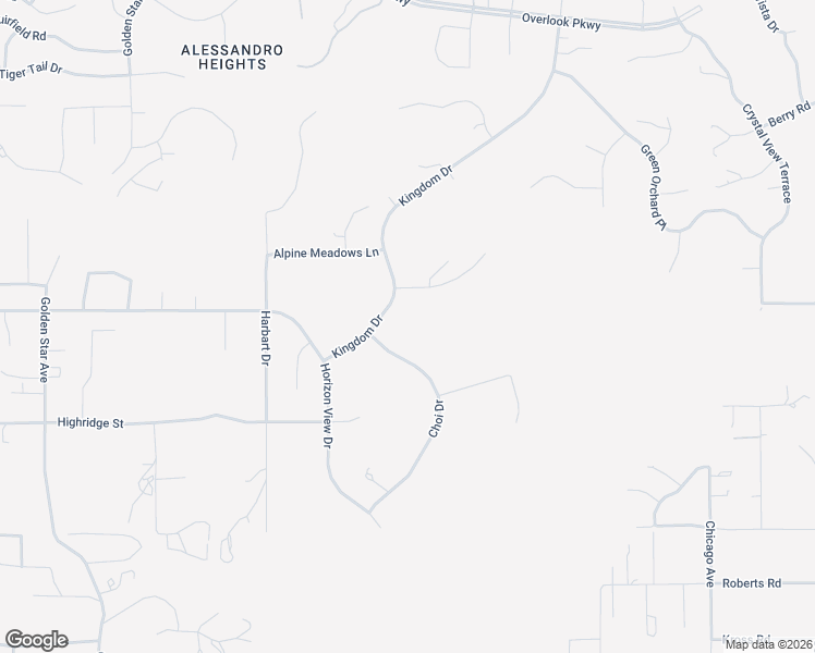 map of restaurants, bars, coffee shops, grocery stores, and more near 670 Mountain House Drive in Riverside