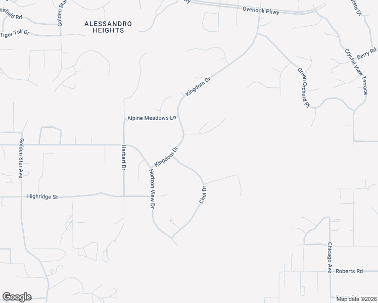 map of restaurants, bars, coffee shops, grocery stores, and more near 670 Mountain House Drive in Riverside