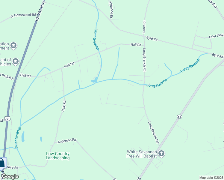 map of restaurants, bars, coffee shops, grocery stores, and more near 2939 Dossies Road in Conway