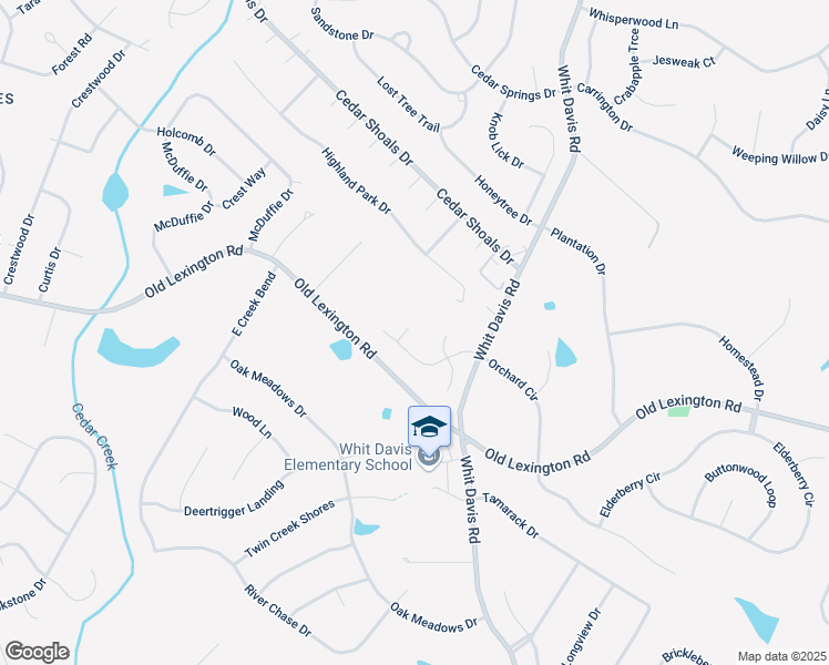 map of restaurants, bars, coffee shops, grocery stores, and more near 420 Midlands Place in Athens