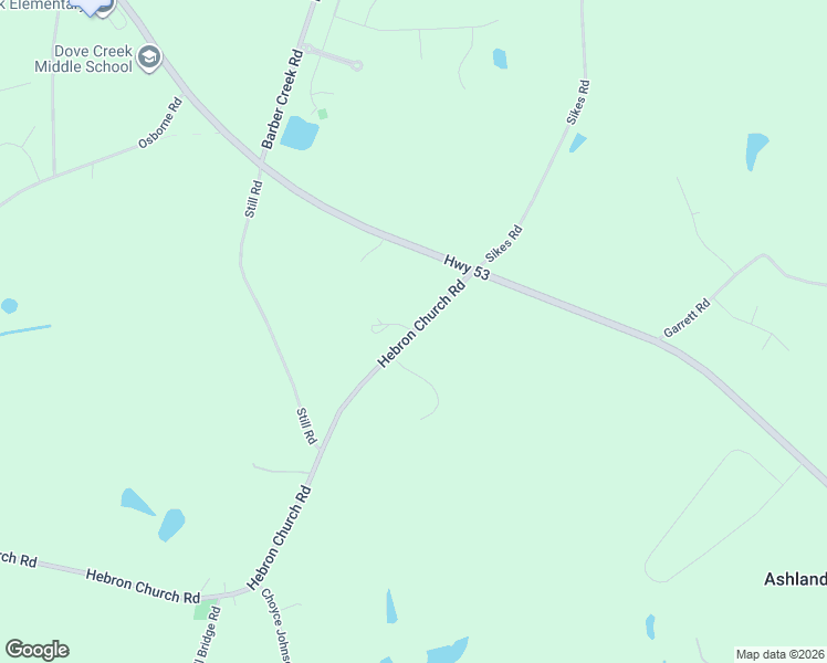 map of restaurants, bars, coffee shops, grocery stores, and more near 1100 Hebron Church Road in Statham