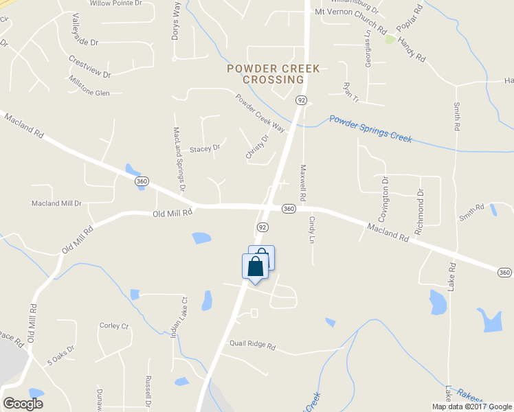 map of restaurants, bars, coffee shops, grocery stores, and more near 3529 Macland Road in Dallas