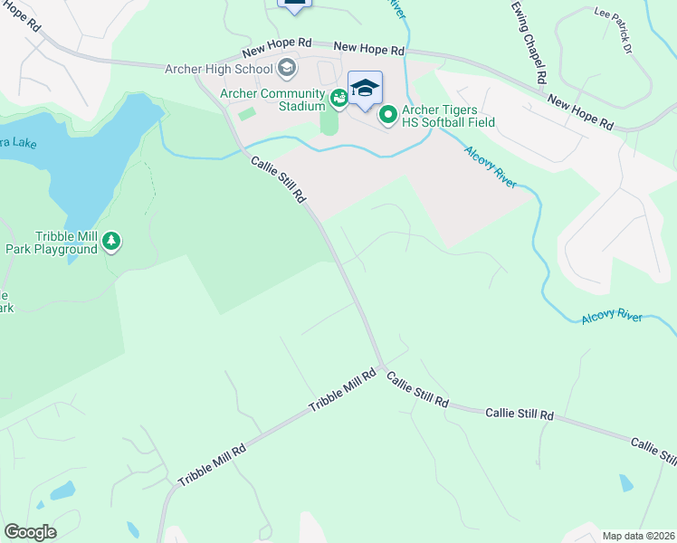 map of restaurants, bars, coffee shops, grocery stores, and more near 1379 River Haven Drive Southeast in Lawrenceville
