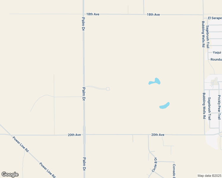 map of restaurants, bars, coffee shops, grocery stores, and more near 19300 Palm Drive in Desert Hot Springs