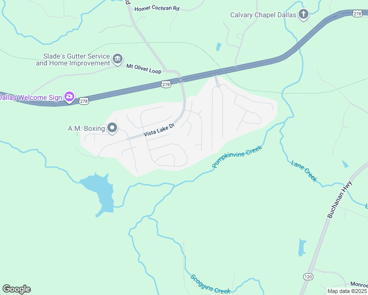 map of restaurants, bars, coffee shops, grocery stores, and more near 528 South Fortune Way in Dallas