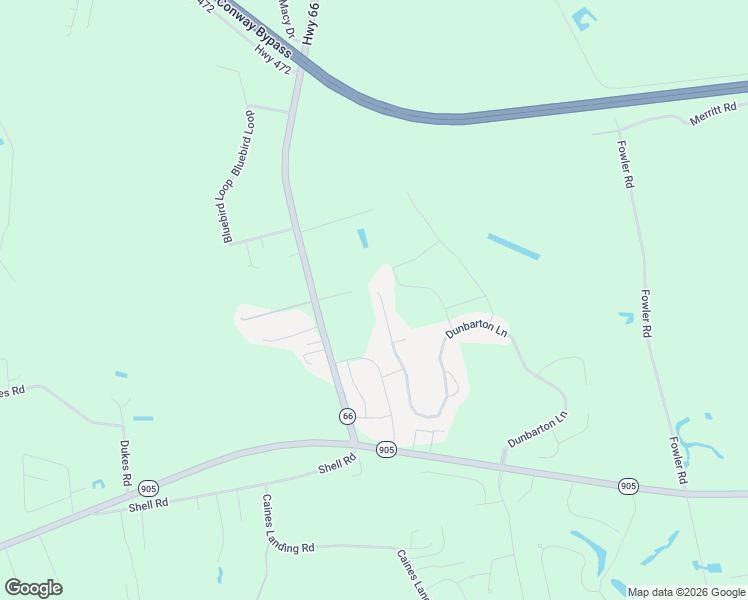 map of restaurants, bars, coffee shops, grocery stores, and more near in Conway