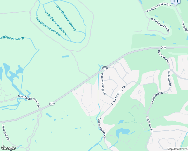 map of restaurants, bars, coffee shops, grocery stores, and more near 8250 Old Georgetown Rd SW in Sunset Beach