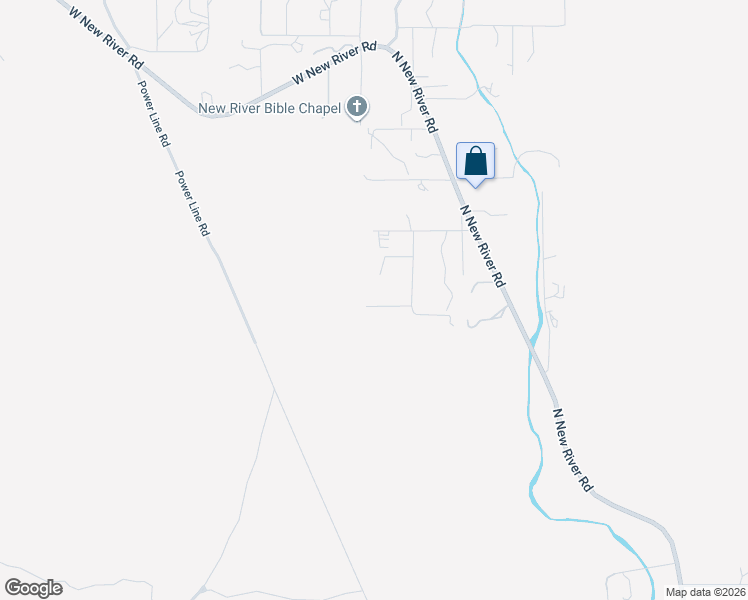 map of restaurants, bars, coffee shops, grocery stores, and more near 46711 North 15th Avenue in New River