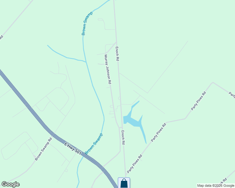 map of restaurants, bars, coffee shops, grocery stores, and more near 5001 Murray Johnson Road in Conway