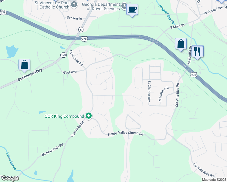 map of restaurants, bars, coffee shops, grocery stores, and more near 219 West Bridge Park in Dallas