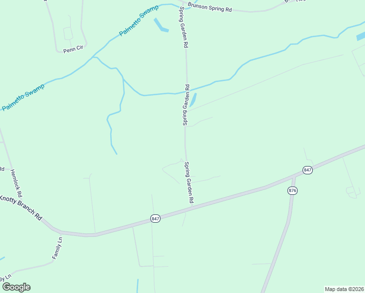 map of restaurants, bars, coffee shops, grocery stores, and more near 880 Spring Garden Road in Conway