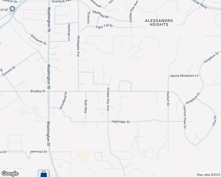 map of restaurants, bars, coffee shops, grocery stores, and more near 7890 Golden Star Avenue in Riverside