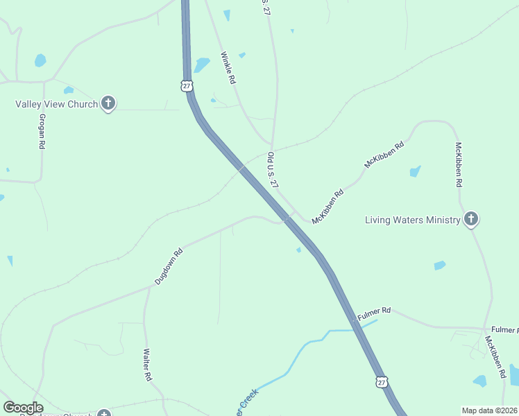 map of restaurants, bars, coffee shops, grocery stores, and more near 68 Dugdown Road in Buchanan