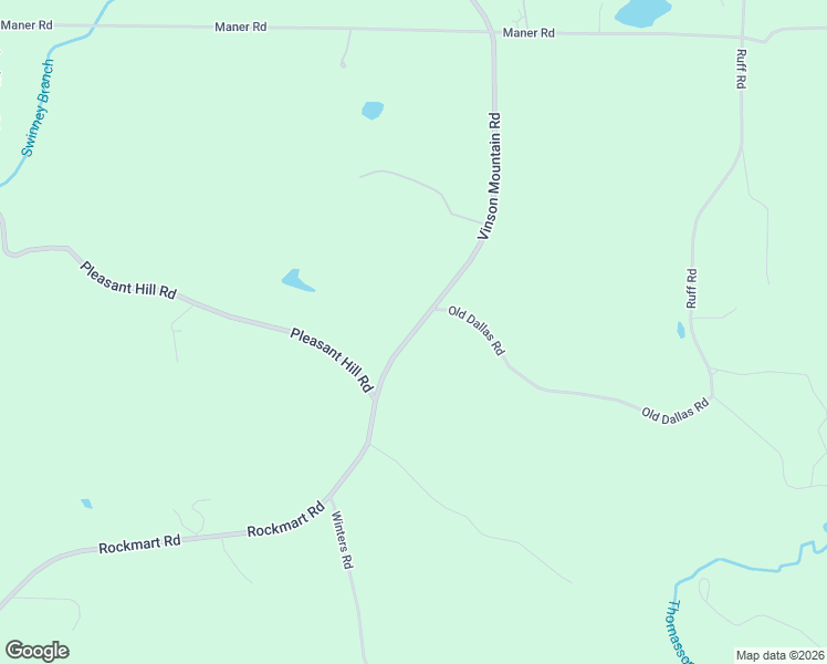 map of restaurants, bars, coffee shops, grocery stores, and more near 3175 Vinson Mountain Road in Rockmart