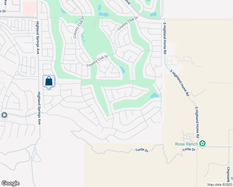 map of restaurants, bars, coffee shops, grocery stores, and more near 1541 Ventana Circle in Banning