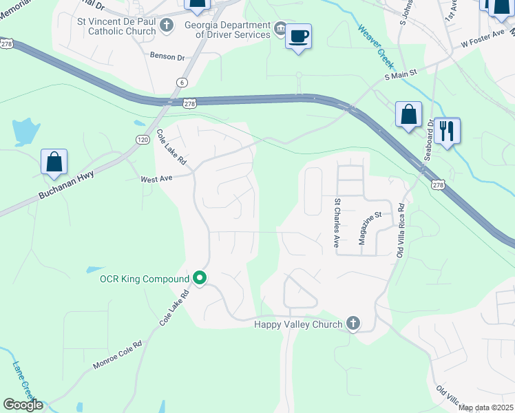 map of restaurants, bars, coffee shops, grocery stores, and more near 211 West Bridge Park in Dallas