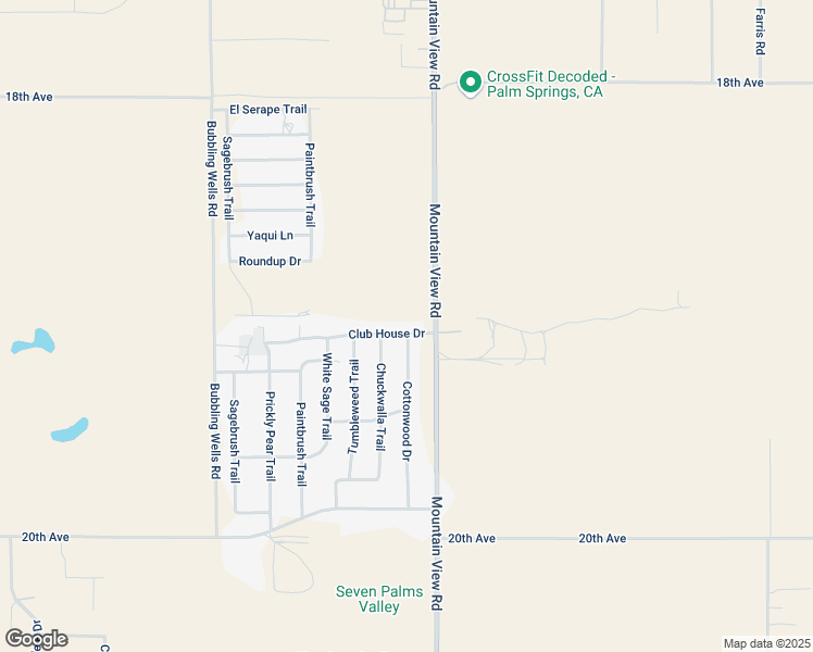 map of restaurants, bars, coffee shops, grocery stores, and more near 67944 Club House Drive in Desert Hot Springs