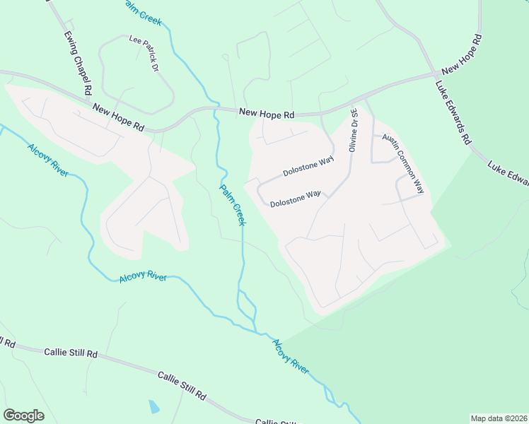 map of restaurants, bars, coffee shops, grocery stores, and more near 3097 Dolostone Way in Dacula