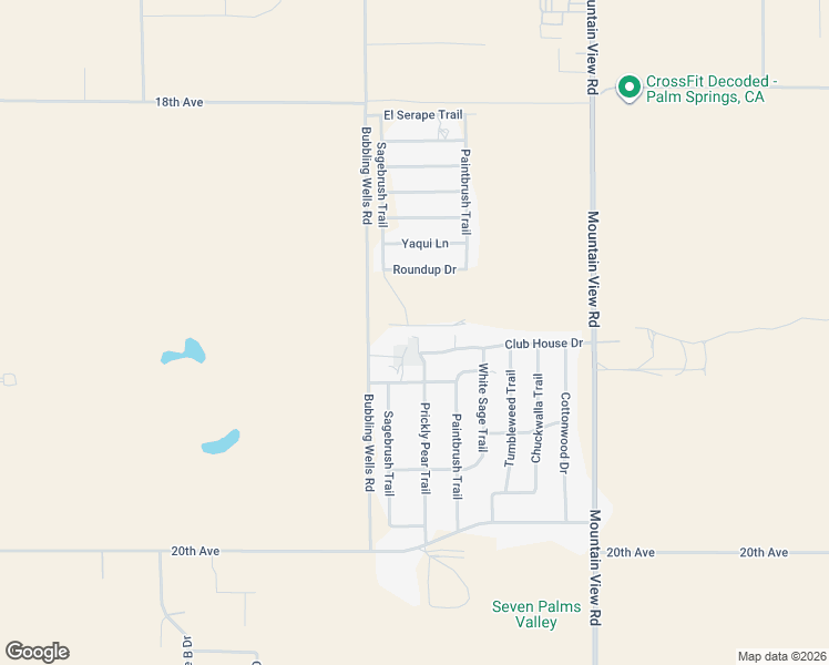 map of restaurants, bars, coffee shops, grocery stores, and more near 67600 Club House Drive in Desert Hot Springs