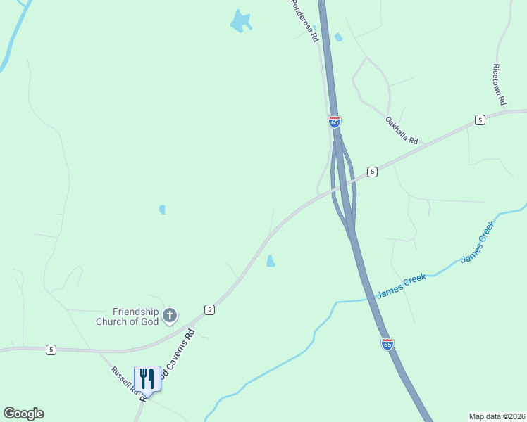 map of restaurants, bars, coffee shops, grocery stores, and more near 85 Shelnutt Drive in Hayden