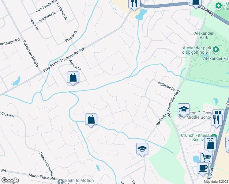 map of restaurants, bars, coffee shops, grocery stores, and more near 811 Millvale Place in Lawrenceville