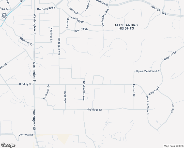 map of restaurants, bars, coffee shops, grocery stores, and more near 7819 Pine Crest Drive in Riverside