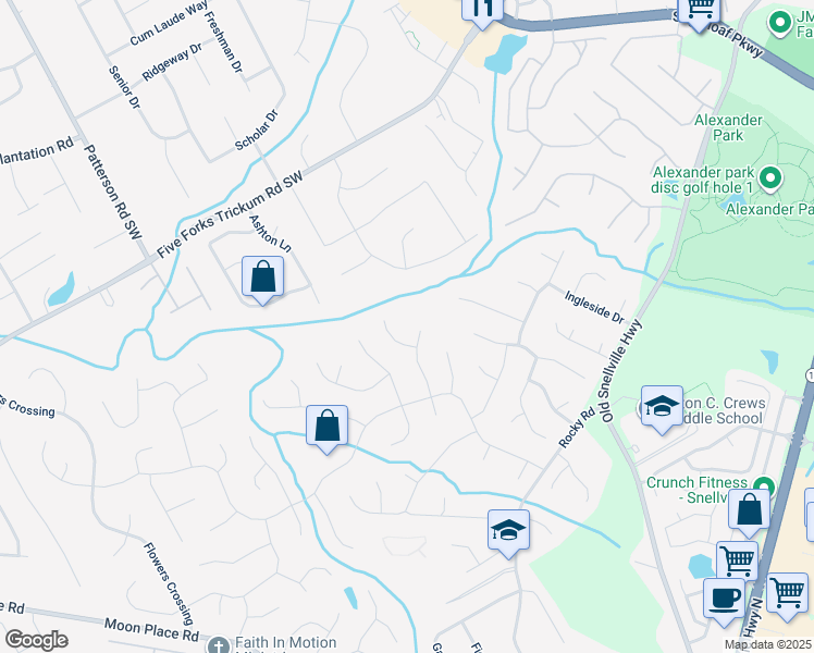 map of restaurants, bars, coffee shops, grocery stores, and more near 811 Millvale Place in Lawrenceville