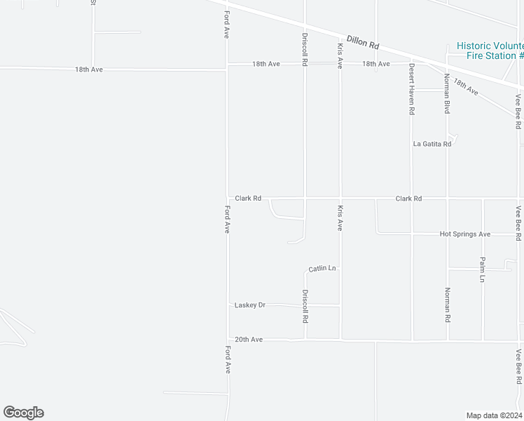 map of restaurants, bars, coffee shops, grocery stores, and more near 19100 Ford Avenue in Desert Hot Springs