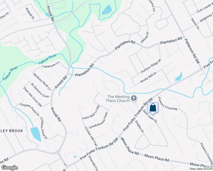 map of restaurants, bars, coffee shops, grocery stores, and more near 464 Cricket Ridge Court in Lawrenceville