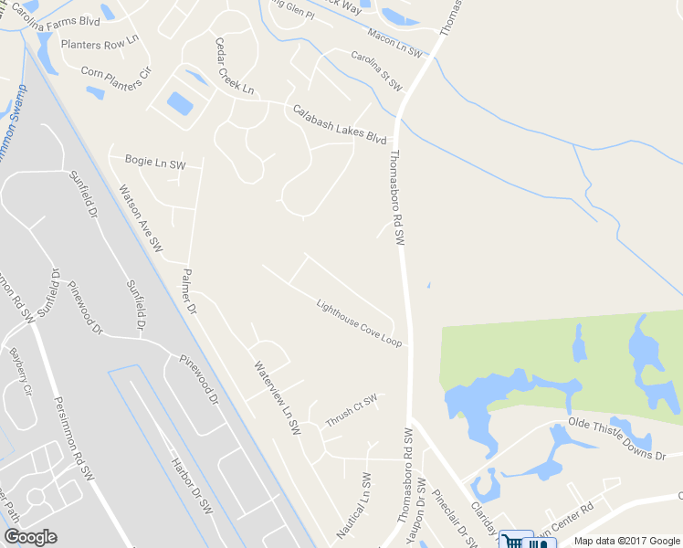 map of restaurants, bars, coffee shops, grocery stores, and more near 157 Lighthouse Cove Loop in Calabash