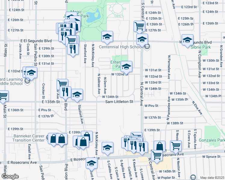 map of restaurants, bars, coffee shops, grocery stores, and more near 2006 North Riddle Avenue in Los Angeles