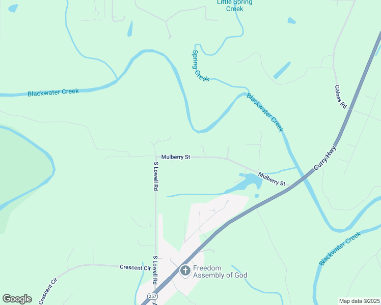 map of restaurants, bars, coffee shops, grocery stores, and more near 169 Mulberry Street in Jasper