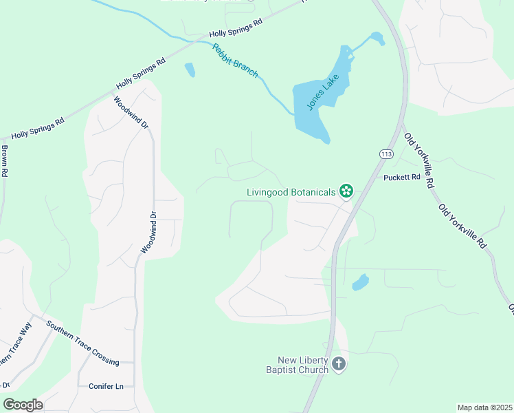 map of restaurants, bars, coffee shops, grocery stores, and more near 461 Barnwood Drive in Braswell