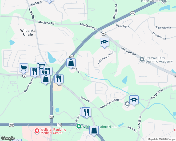 map of restaurants, bars, coffee shops, grocery stores, and more near 87 Brookvalley Crossing in Dallas