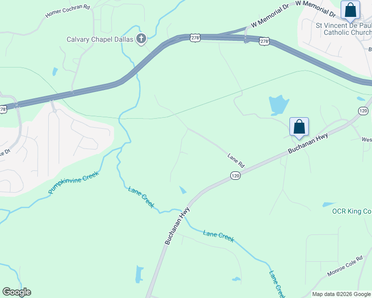 map of restaurants, bars, coffee shops, grocery stores, and more near 125 Pope Pl in Dallas