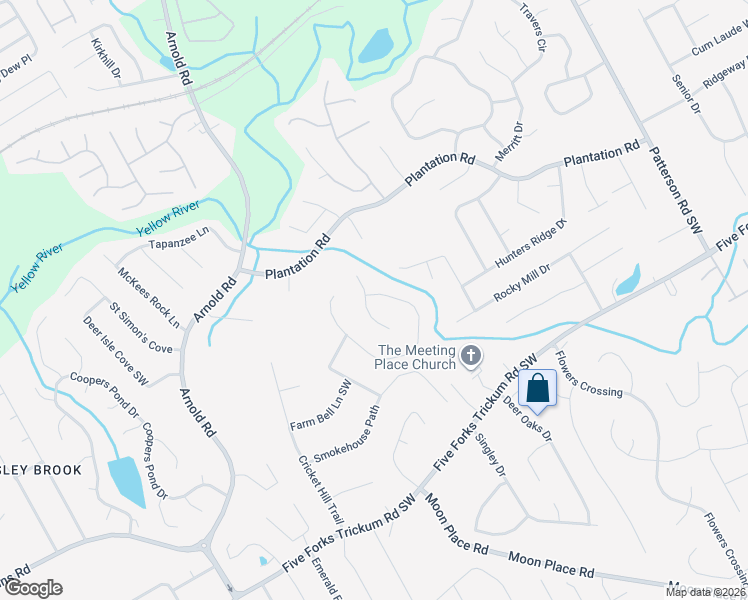map of restaurants, bars, coffee shops, grocery stores, and more near 464 Cricket Ridge Court in Lawrenceville