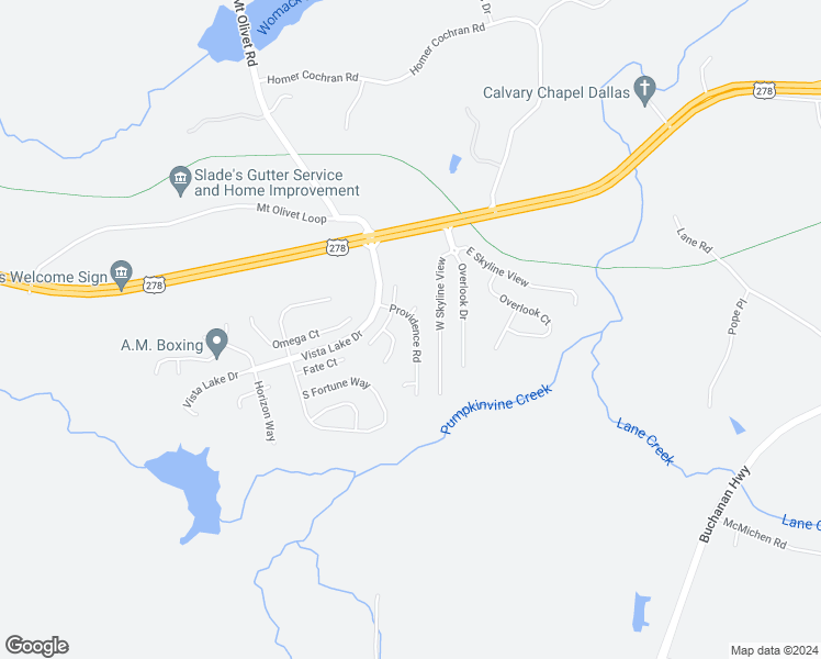 map of restaurants, bars, coffee shops, grocery stores, and more near 306 Providence Road in Dallas